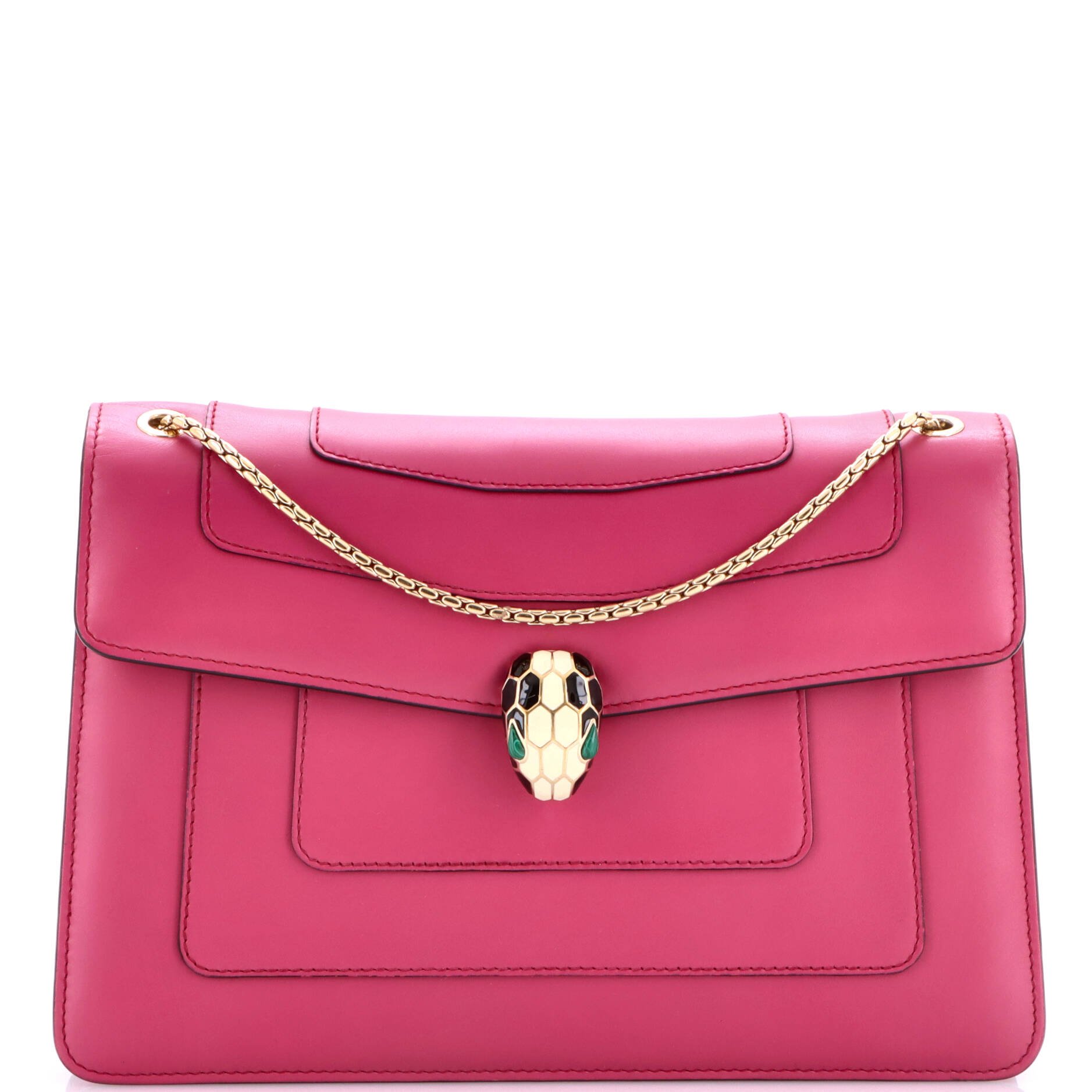 Serpenti Forever Shoulder Bag Leather Medium
