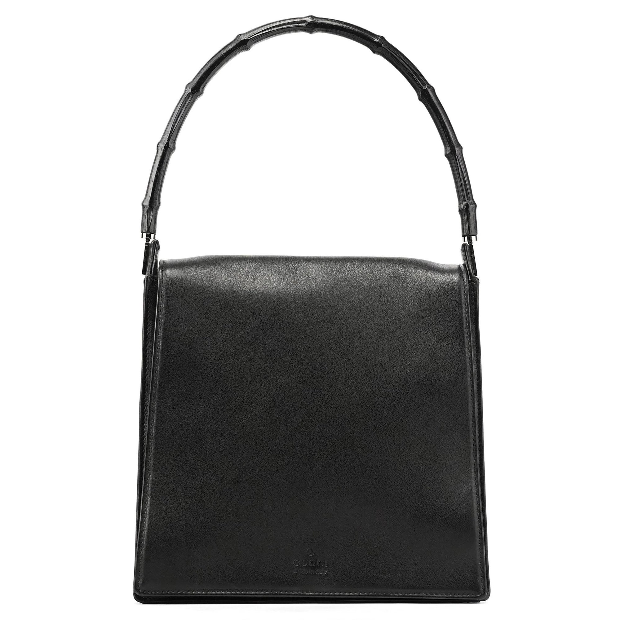 Bamboo leather handbag