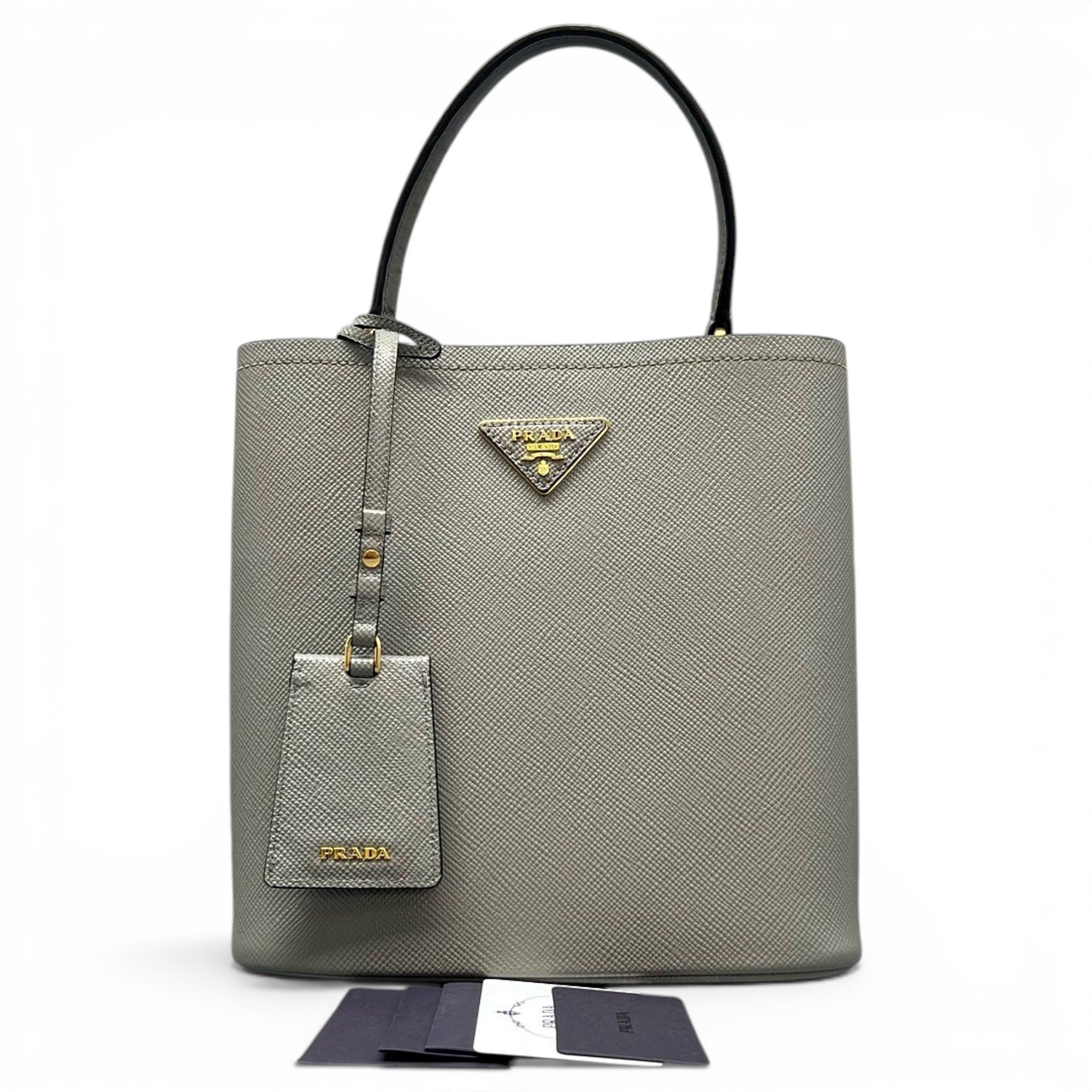 Panier leather handbag