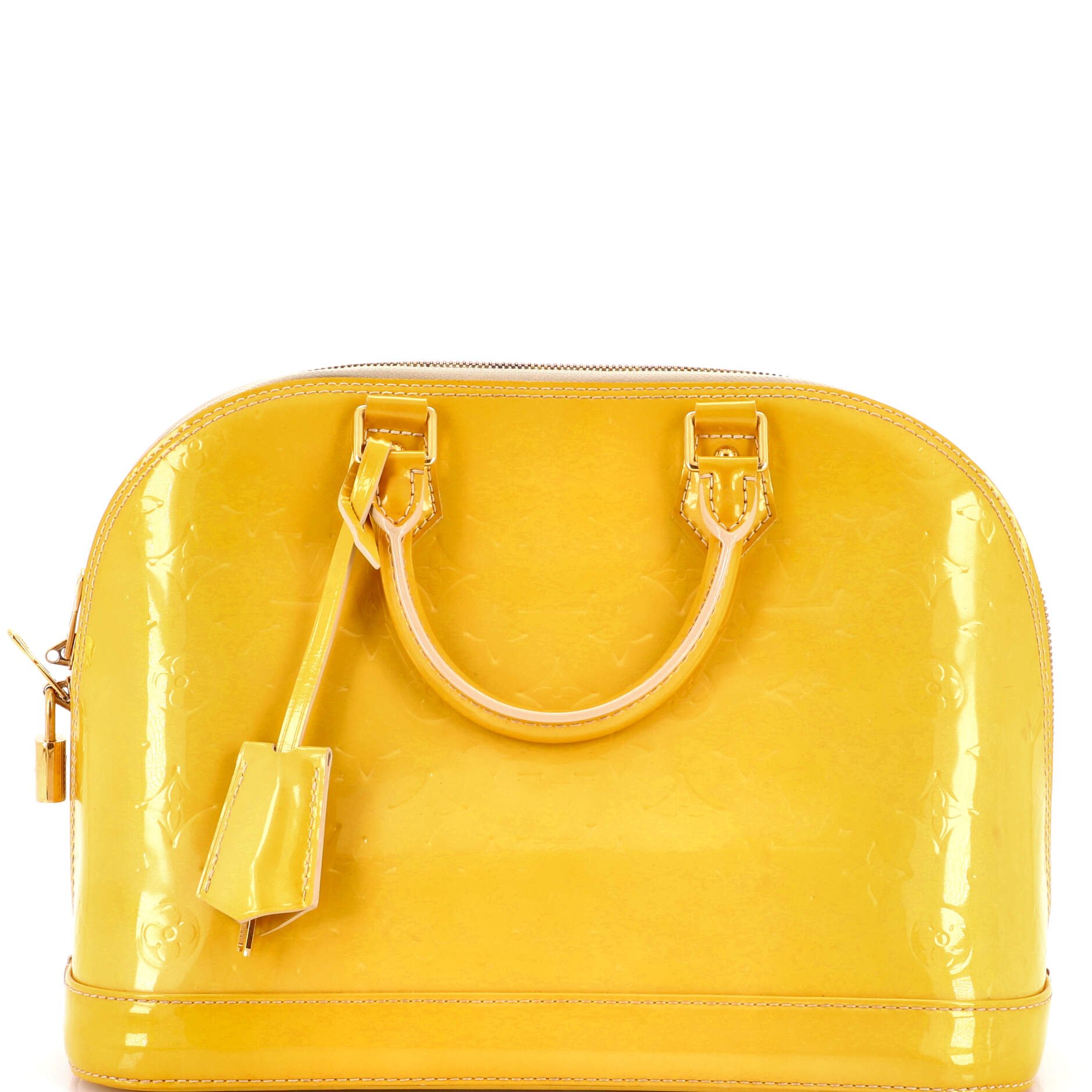Alma Handbag Monogram Vernis PM