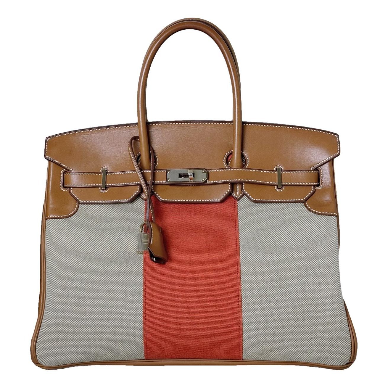 Birkin 35 leather handbag