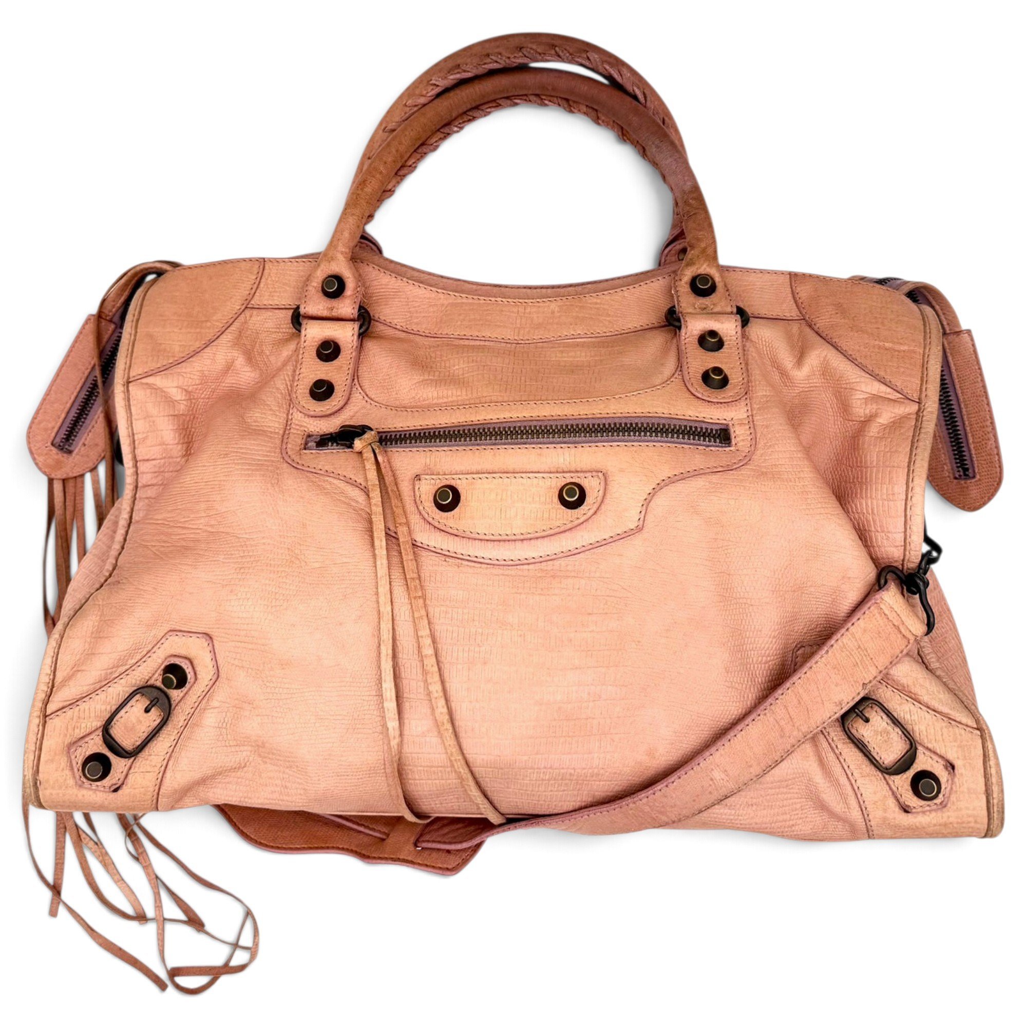 Balenciaga City lizard handbag