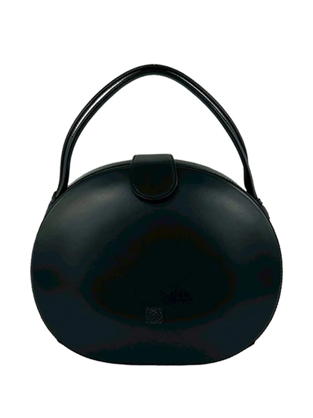 20th Century Leather Anagram Round handbag