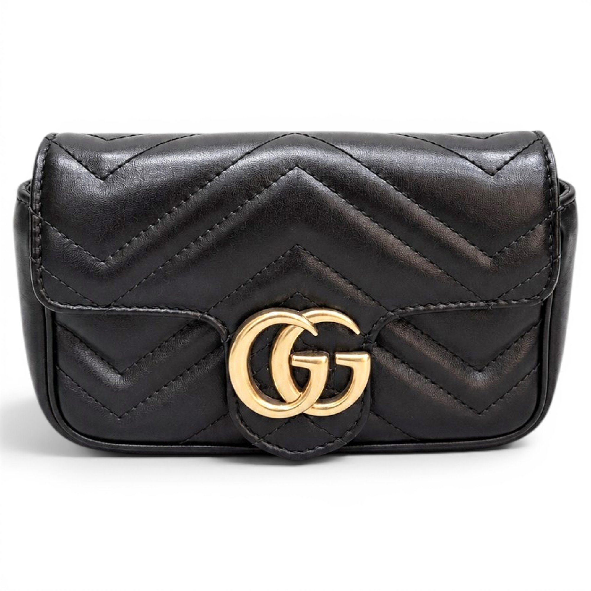 GG Marmont Flap leather crossbody bag