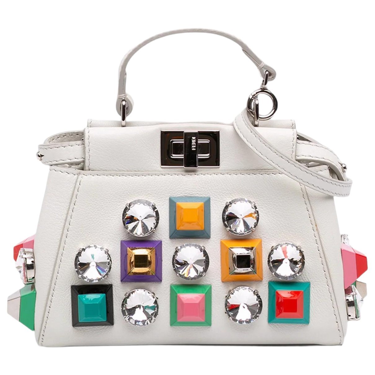 Fendi Peekaboo leather satchel