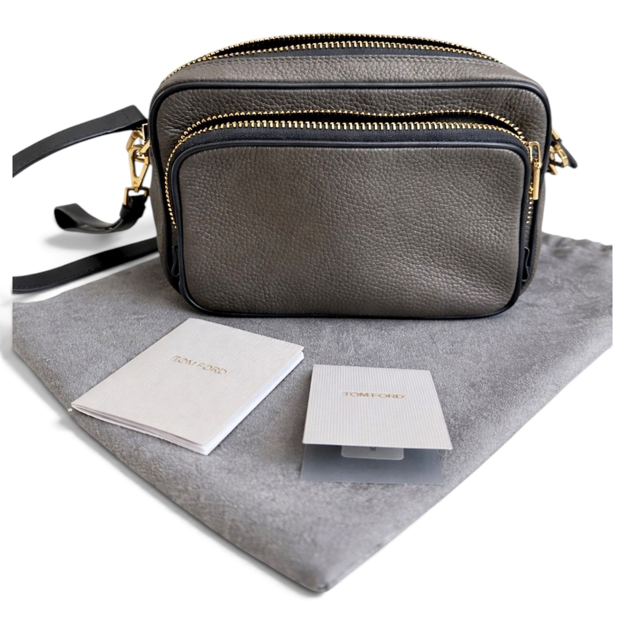 Tom Ford Camera Bag leather crossbody bag