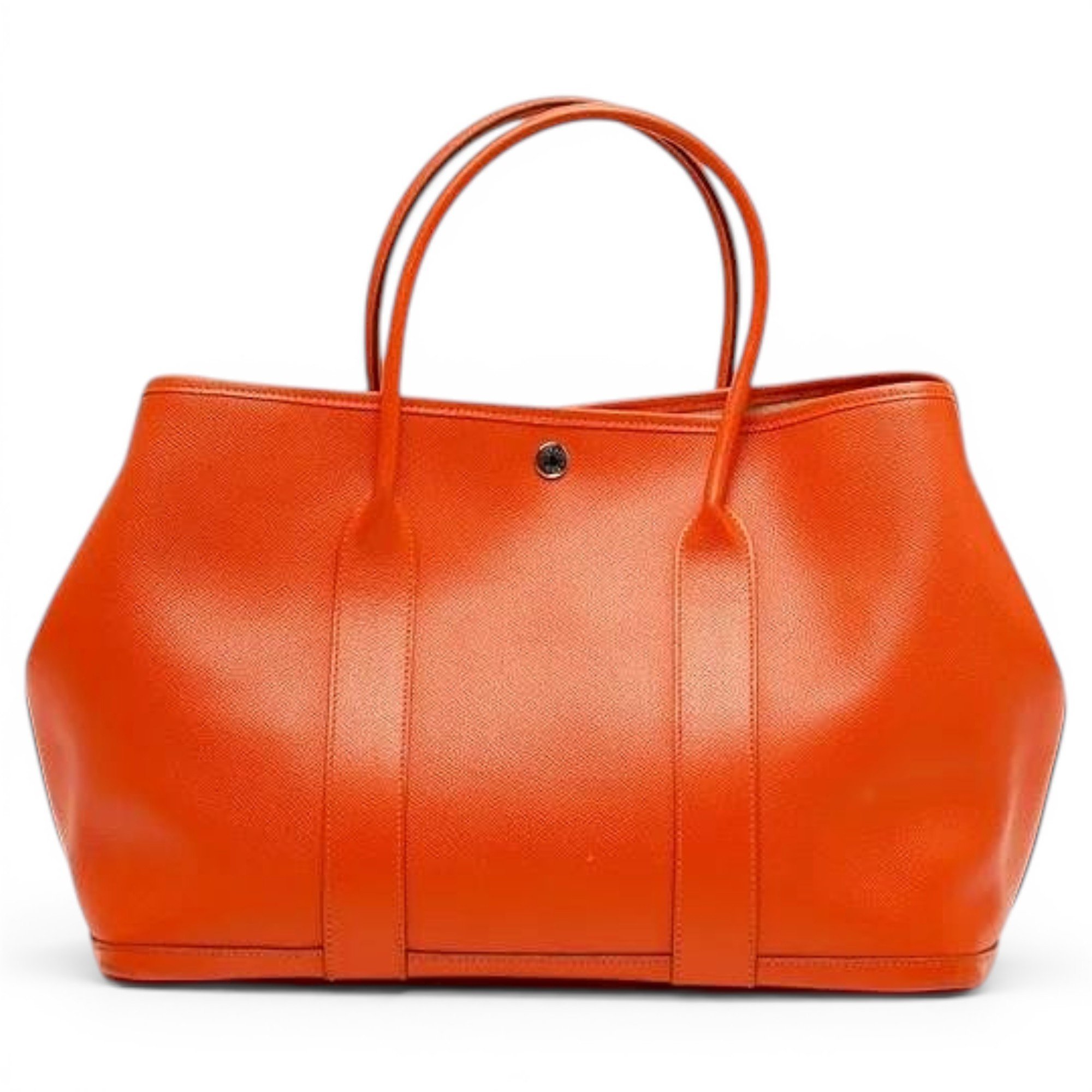 Hermes Garden Party 36 Handbag Orange