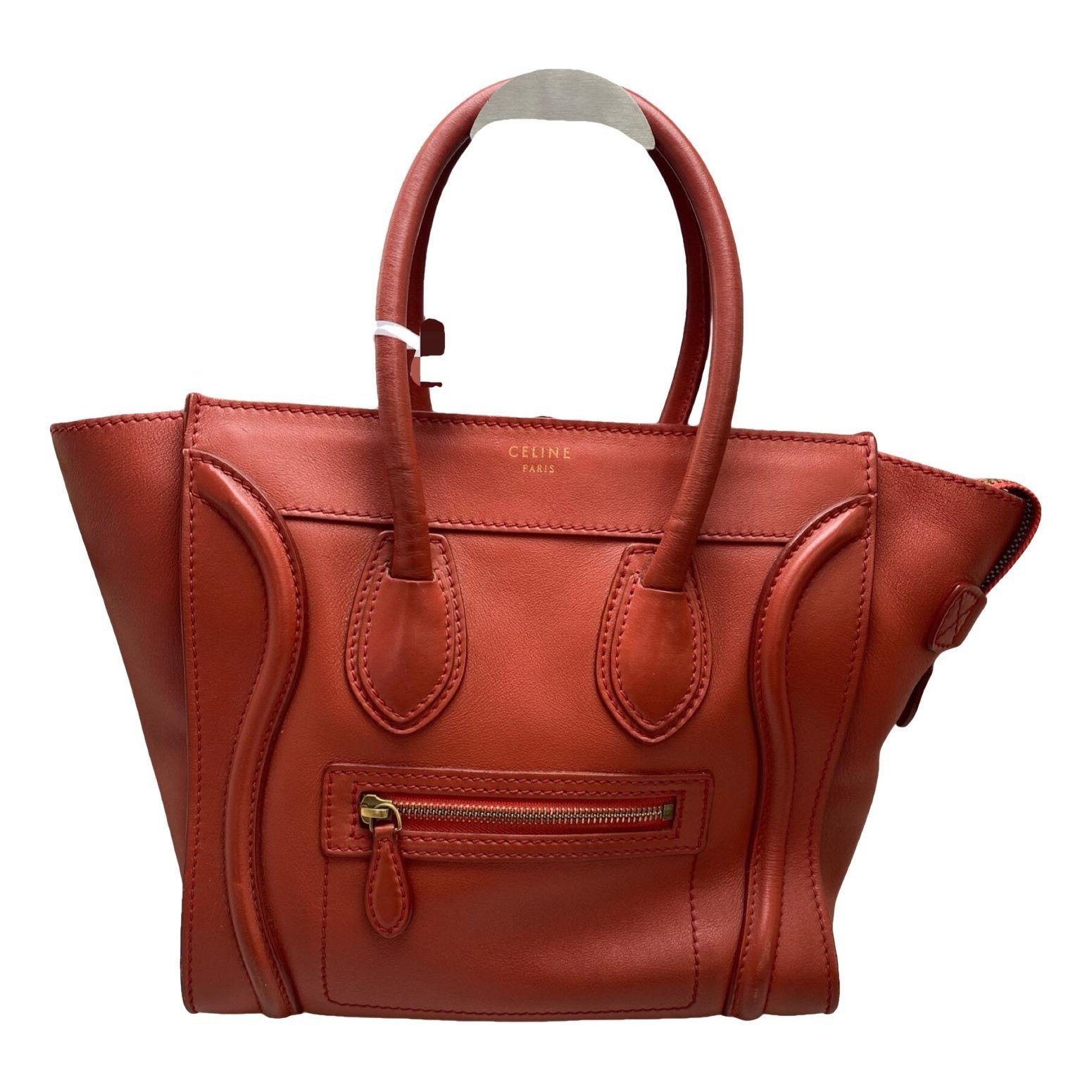 Luggage leather handbag