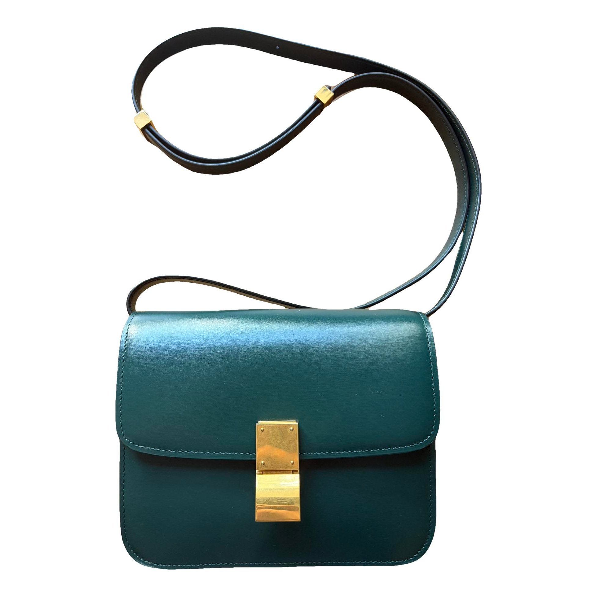 Classic leather crossbody bag