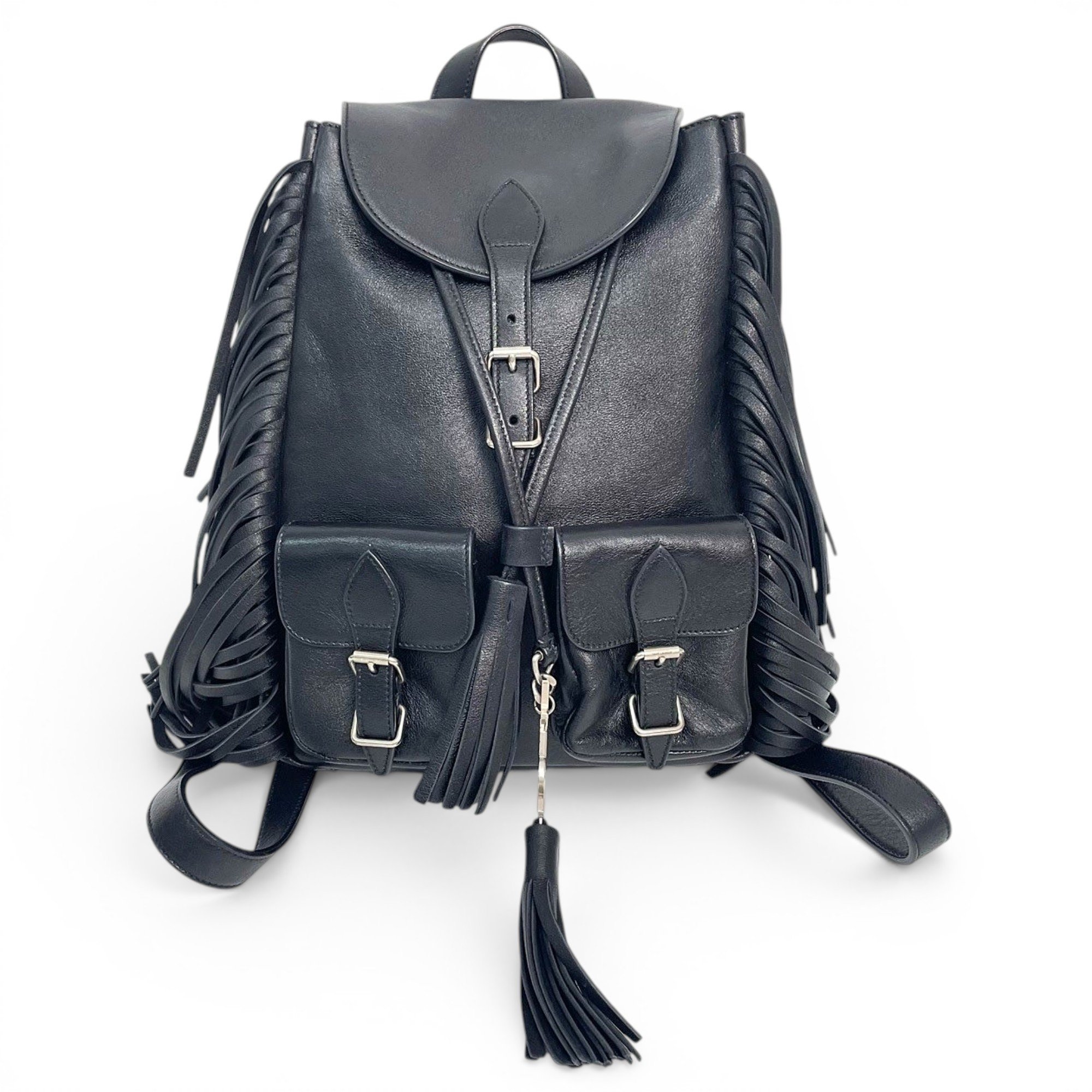 Festival leather backpack