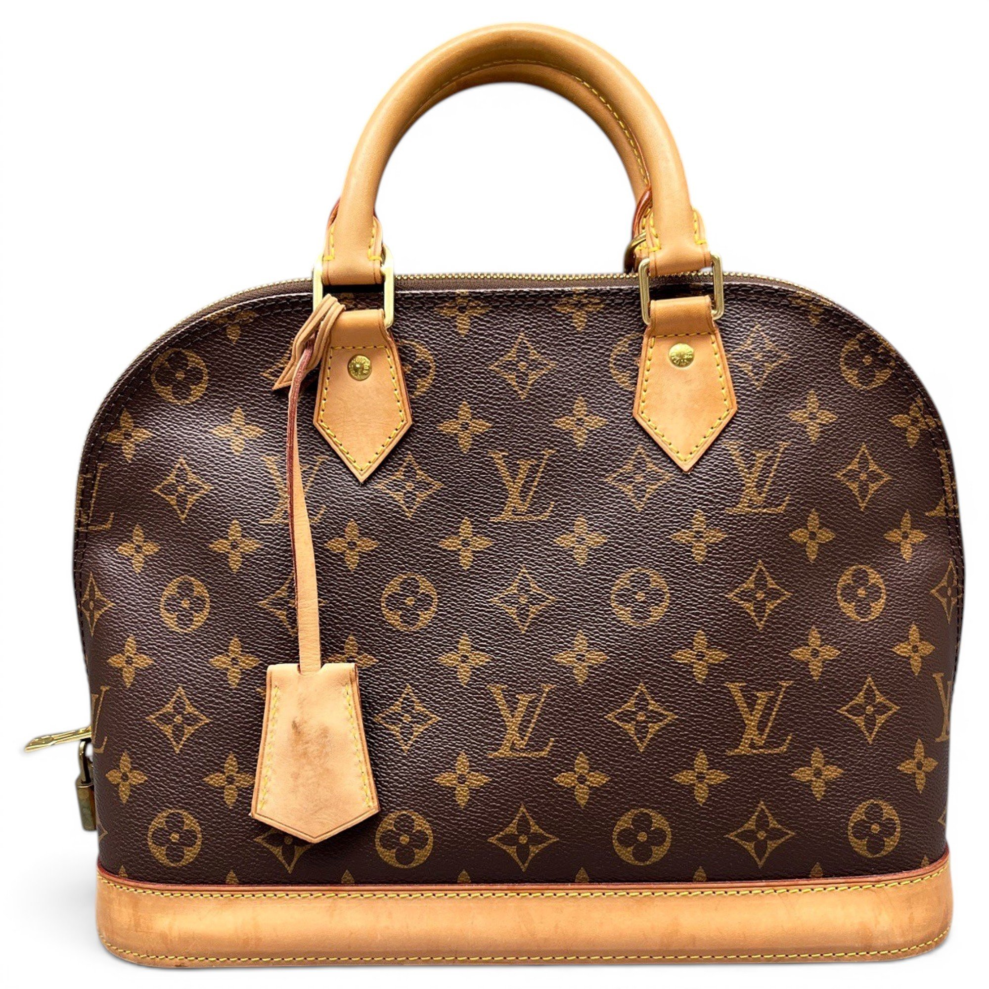 Alma leather handbag
