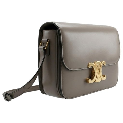 Triomphe leather handbag