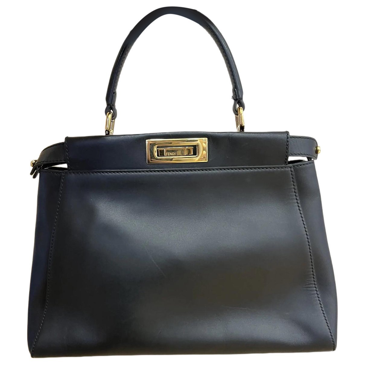 Peekaboo leather handbag