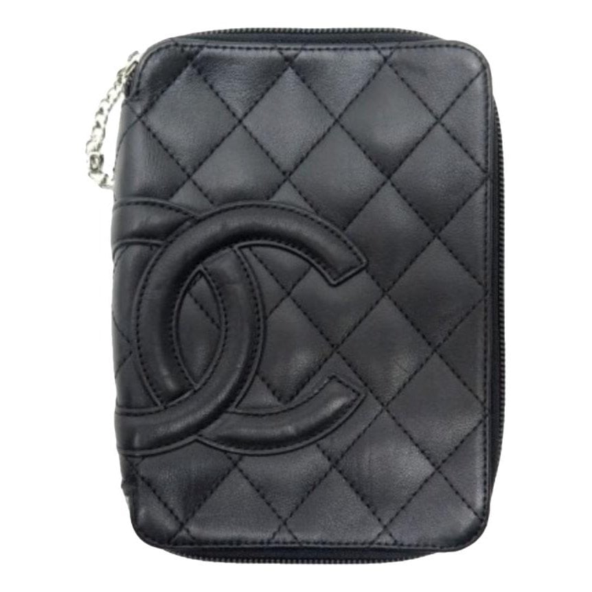 Cambon leather clutch bag