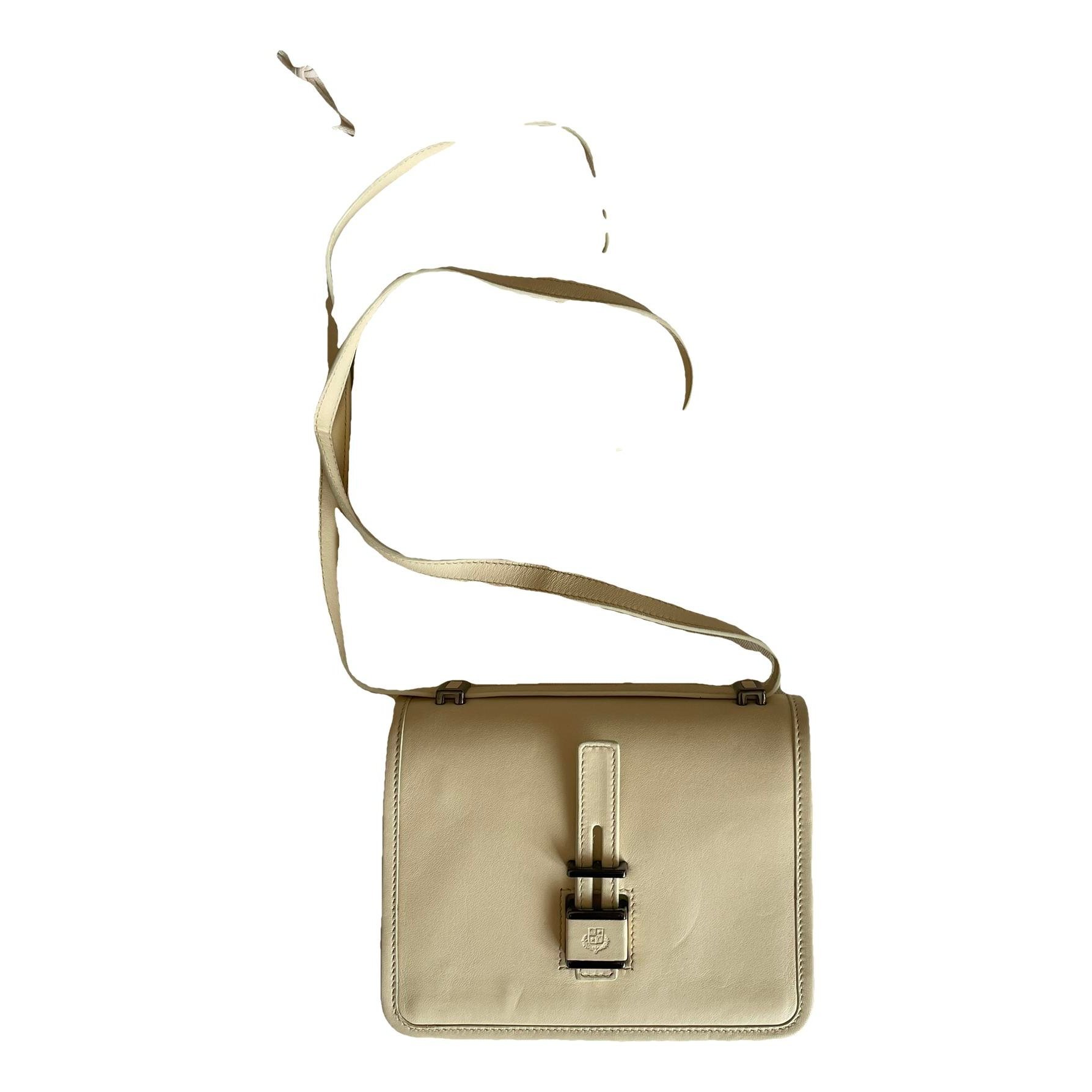 Leather clutch bag