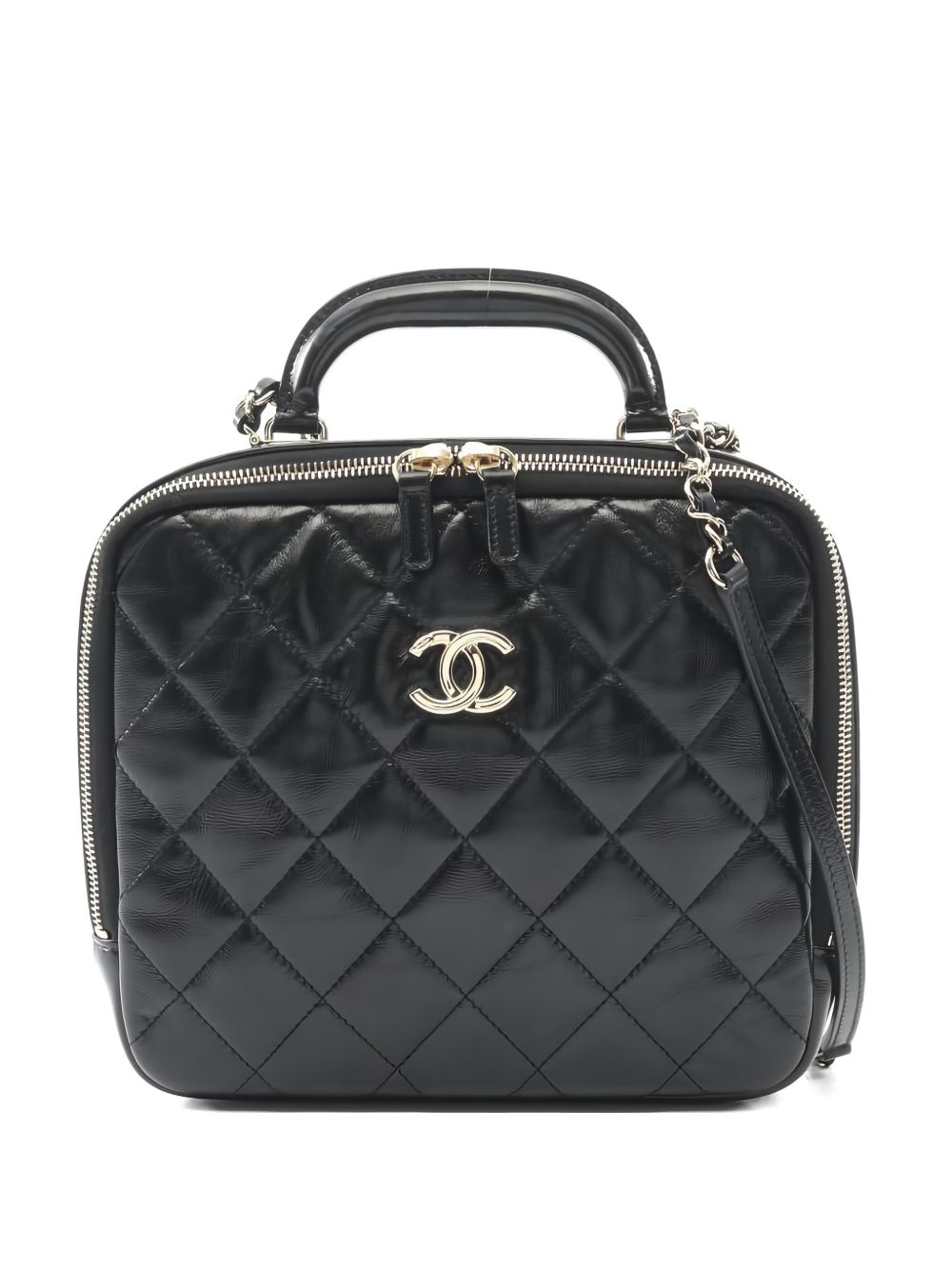 2020s quilted chain shoulder bag