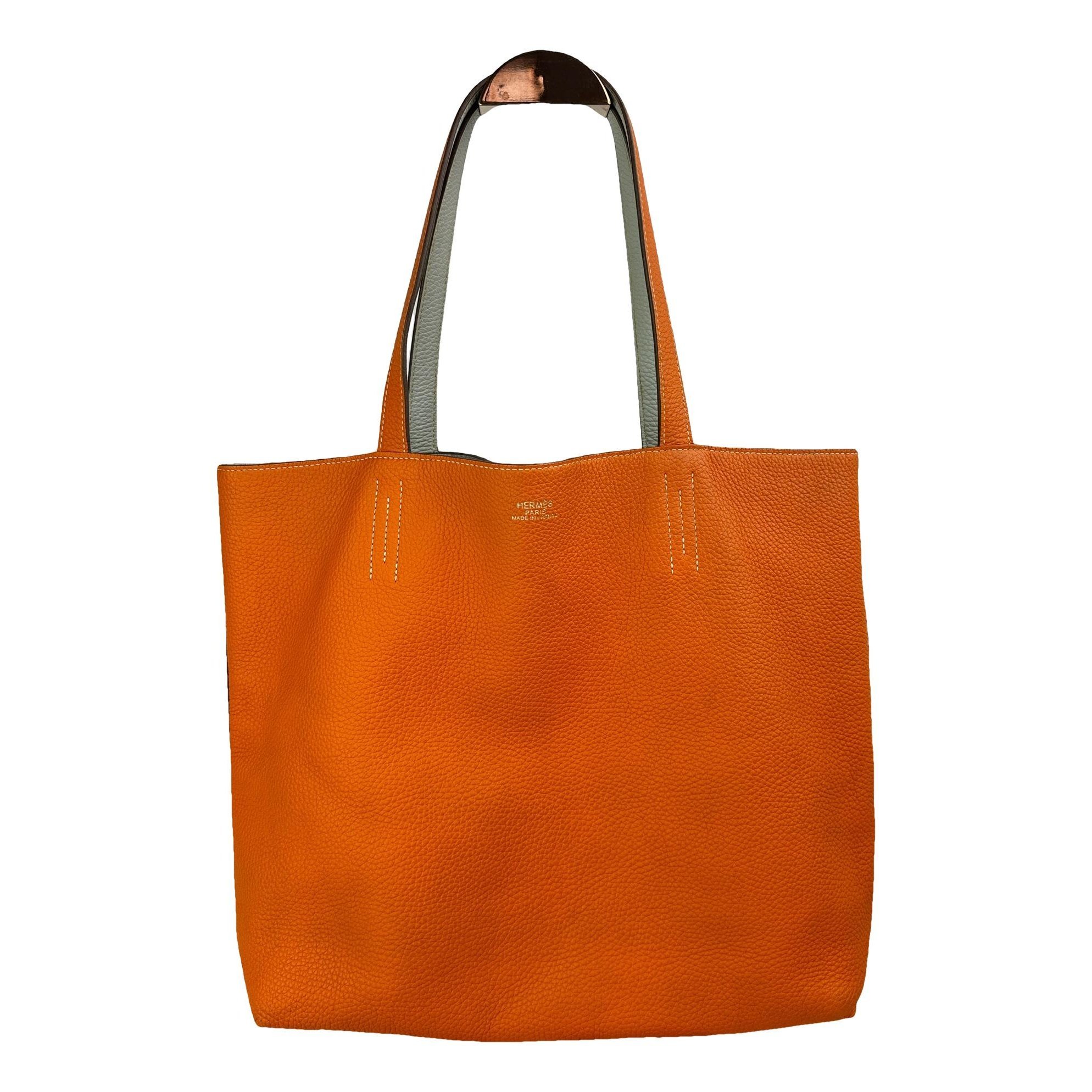 Hermes Double Sens Handbag Orange 5345