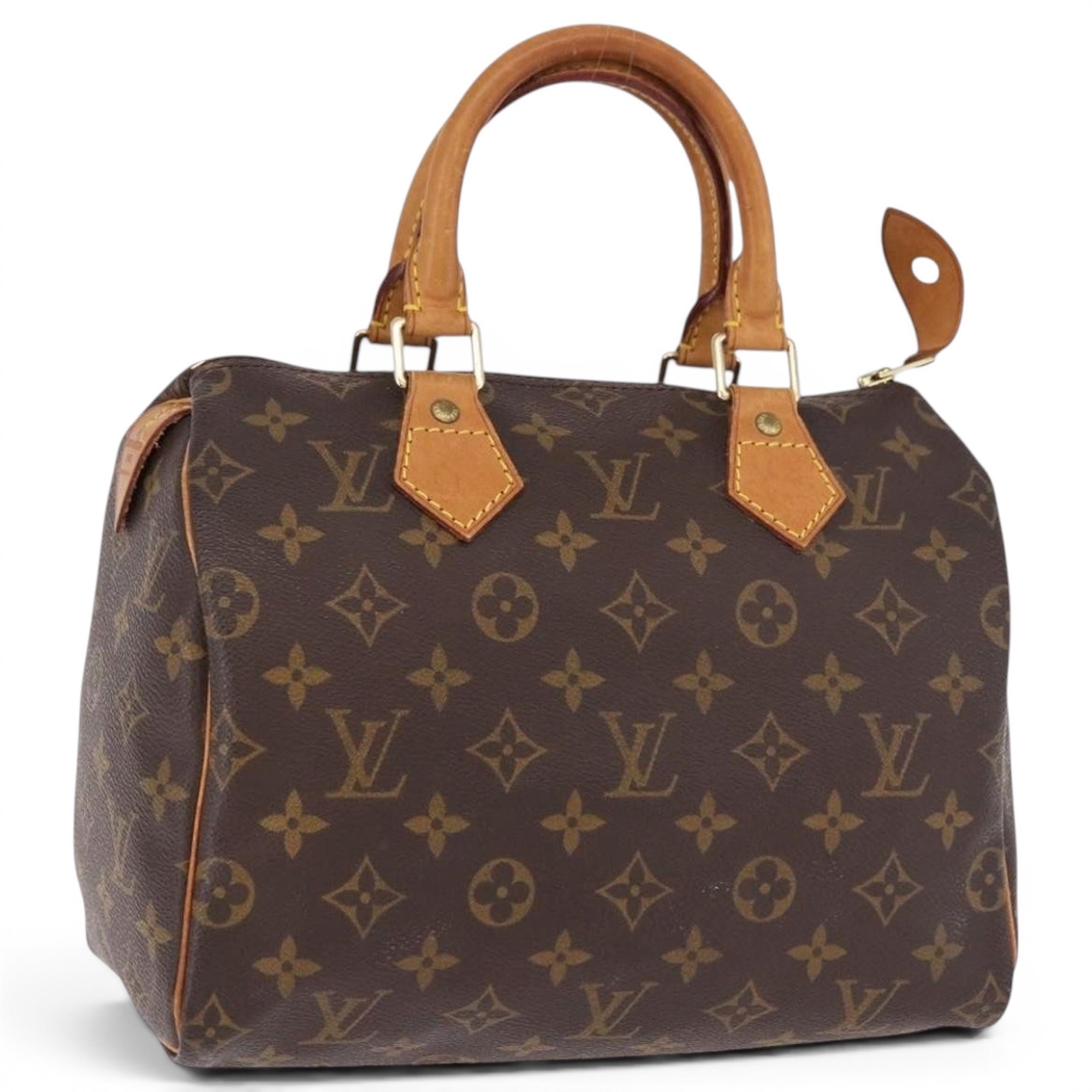 Speedy leather bowling bag