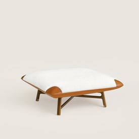 Les Necessaires d'Hermès "carre d'assise" low stool, medium model