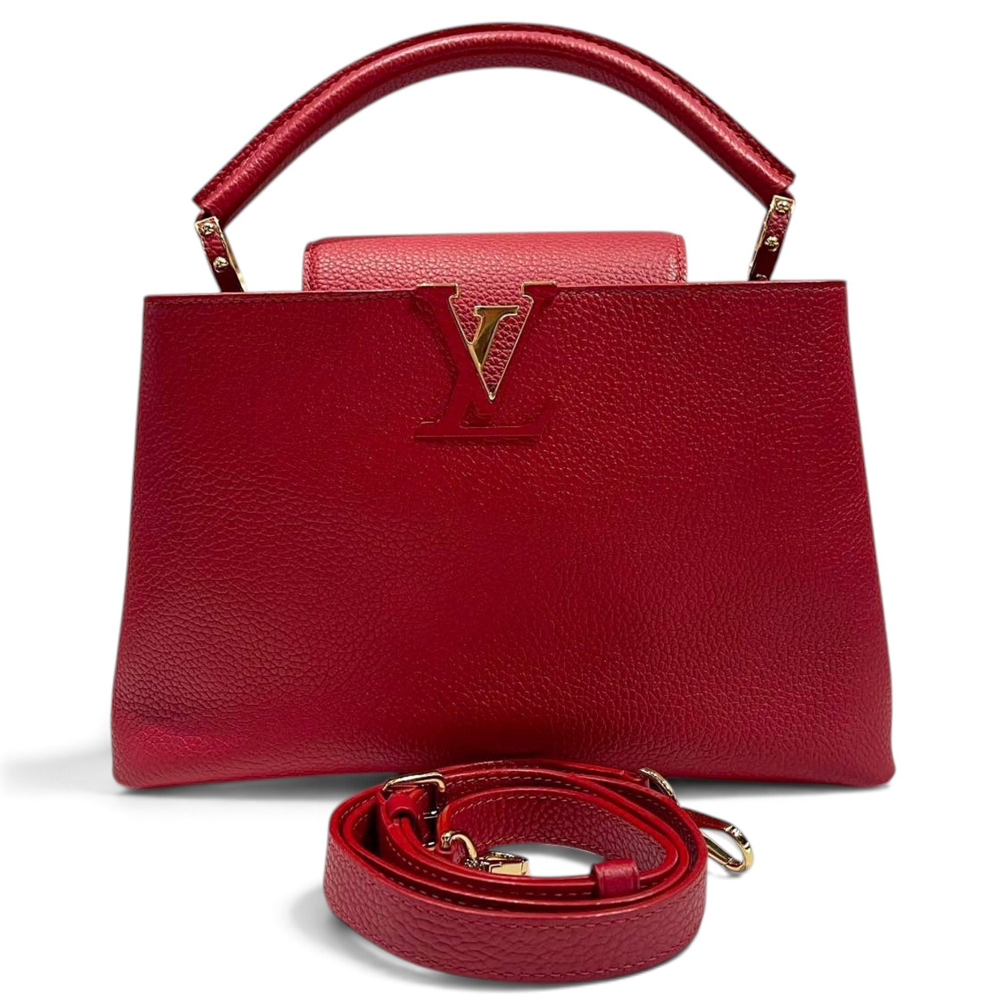 Capucines leather handbag