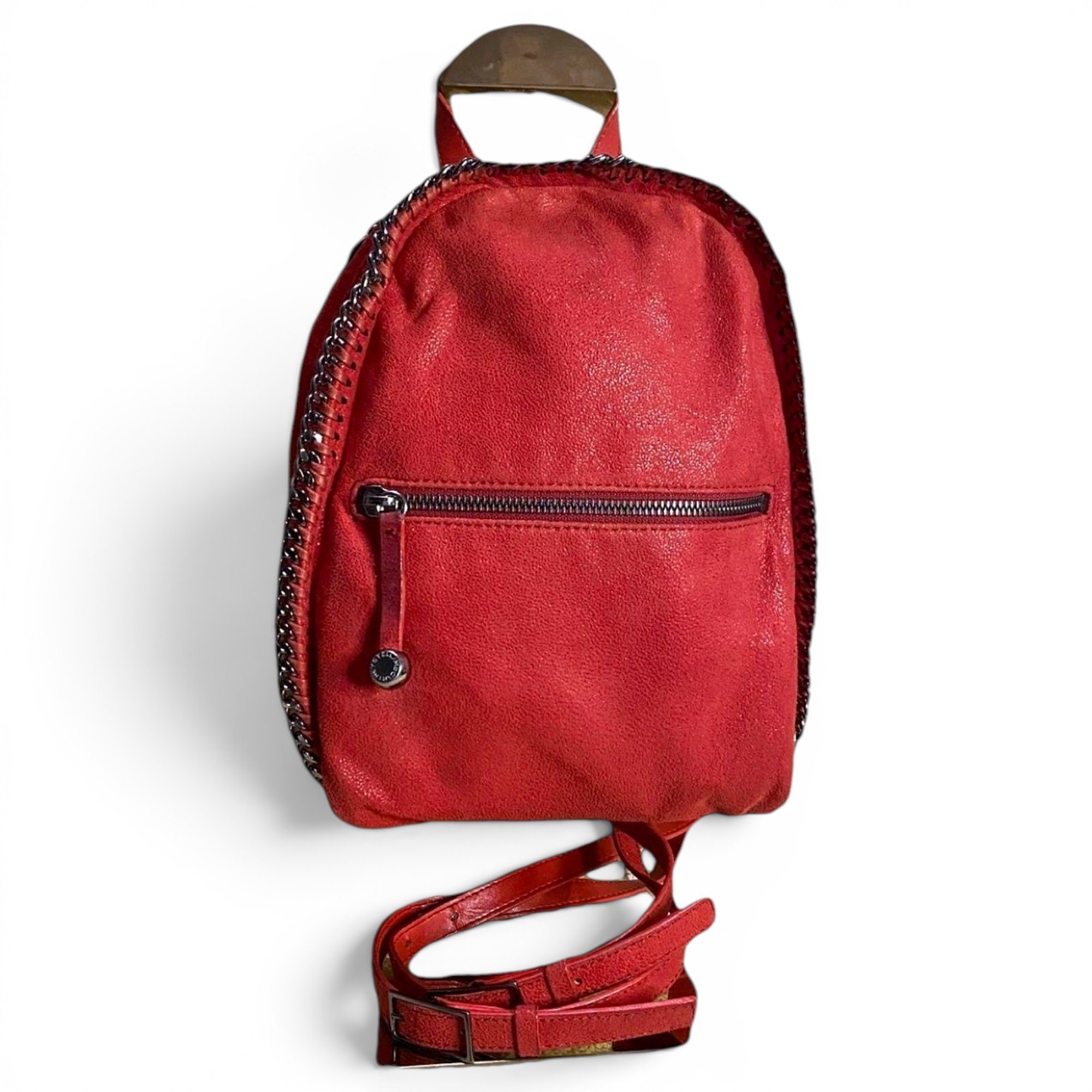Falabella Go leather backpack