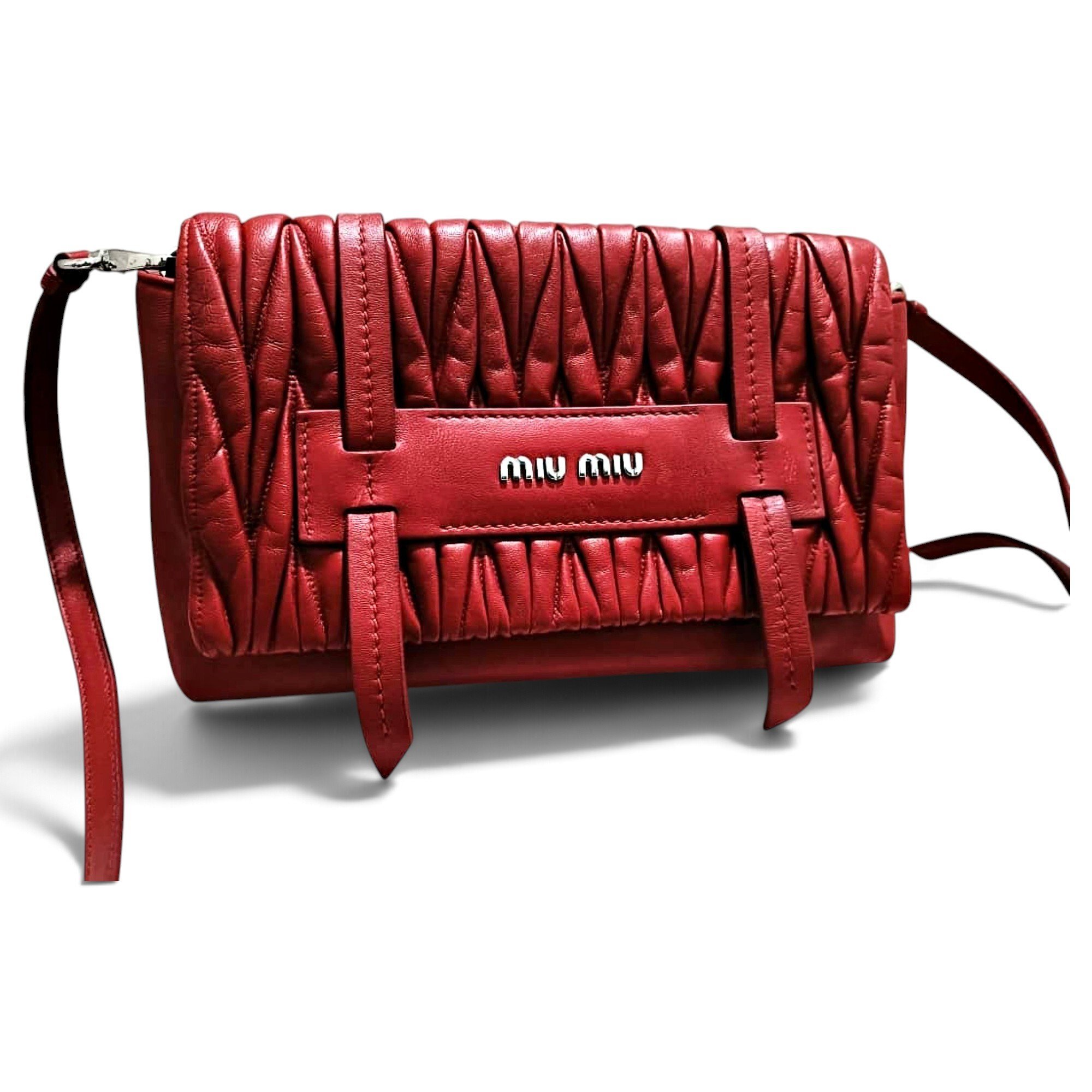 Miu Miu Grace Lux leather crossbody bag