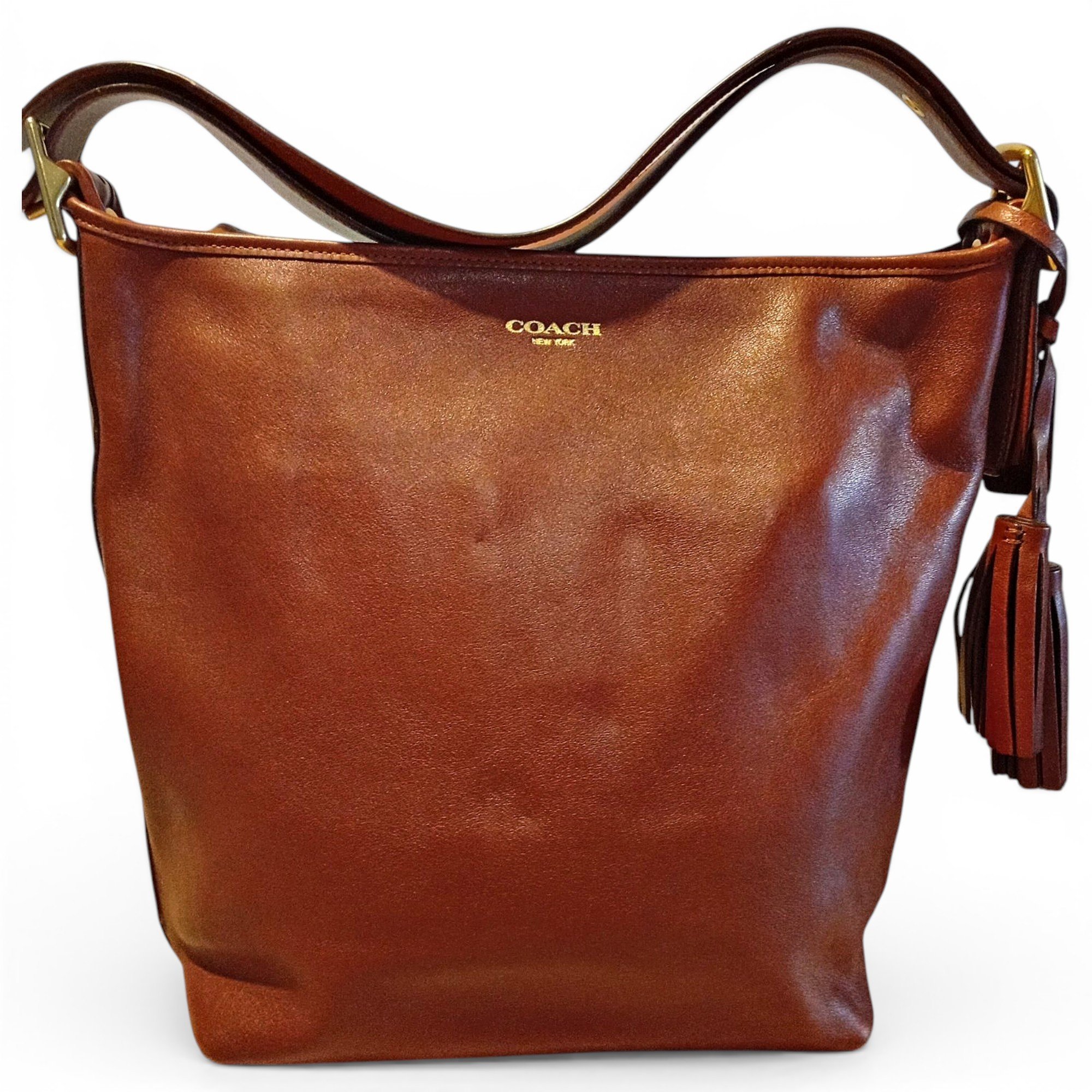 Leather handbag