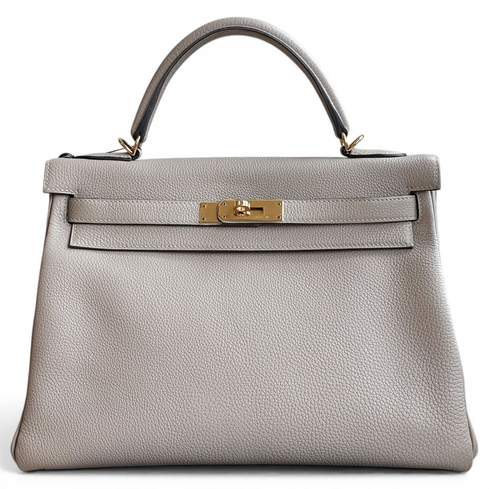 Kelly 32 leather handbag