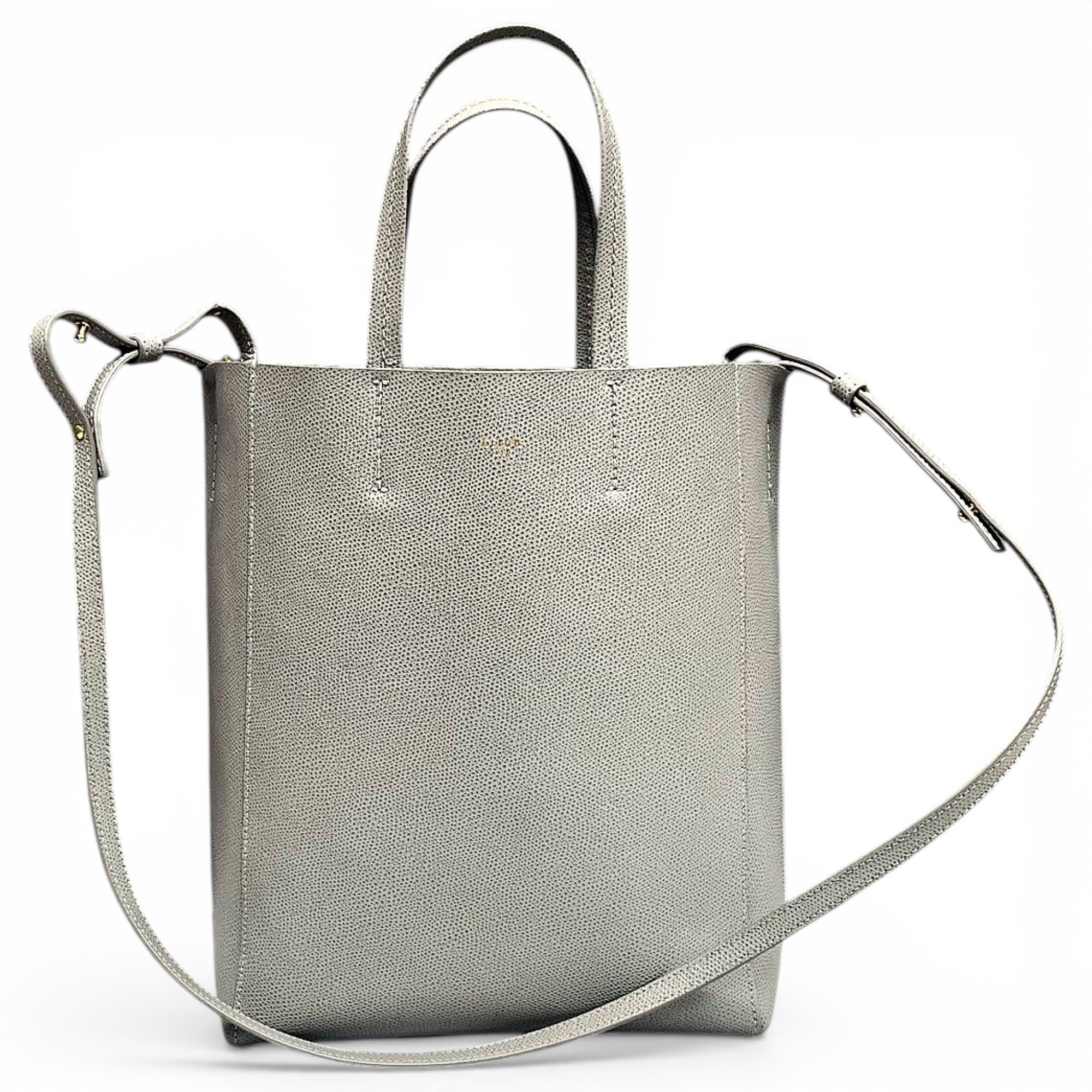 Cabas leather tote