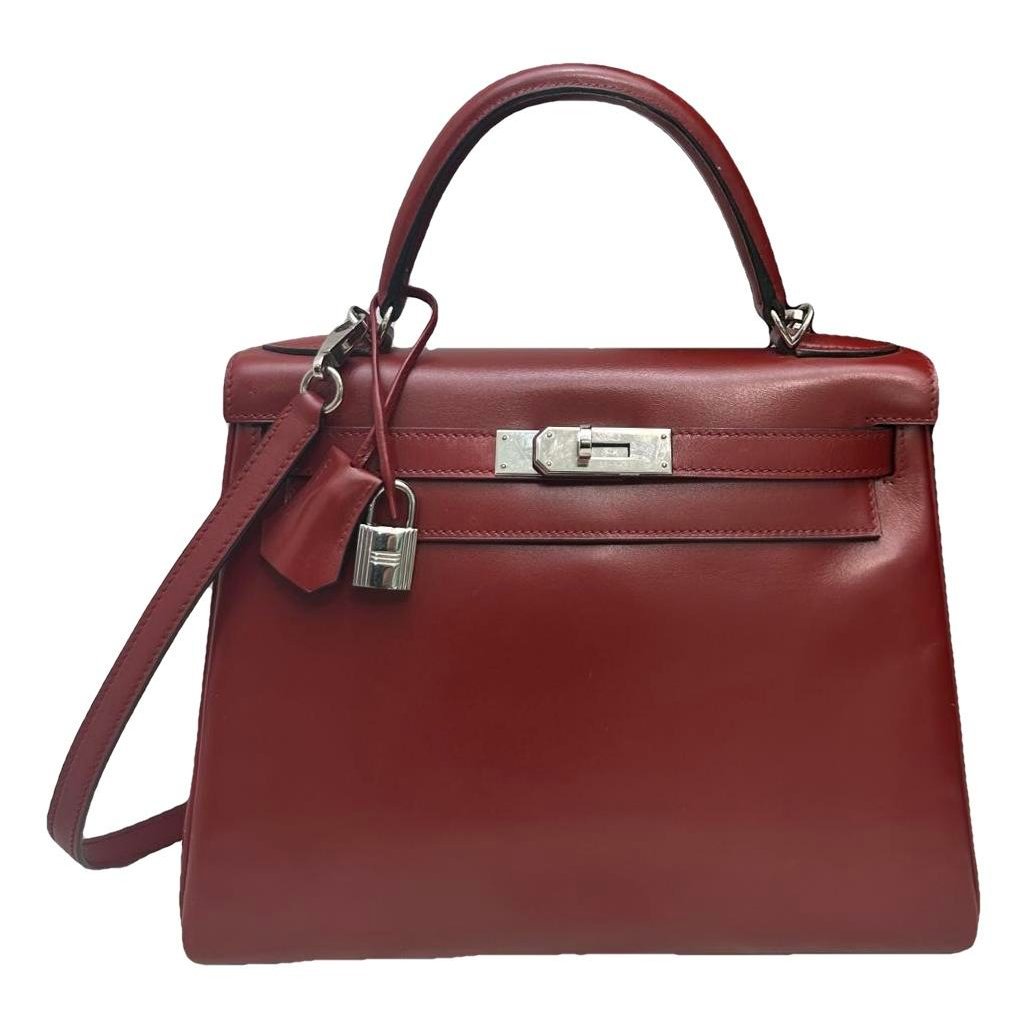 Kelly 28 leather handbag