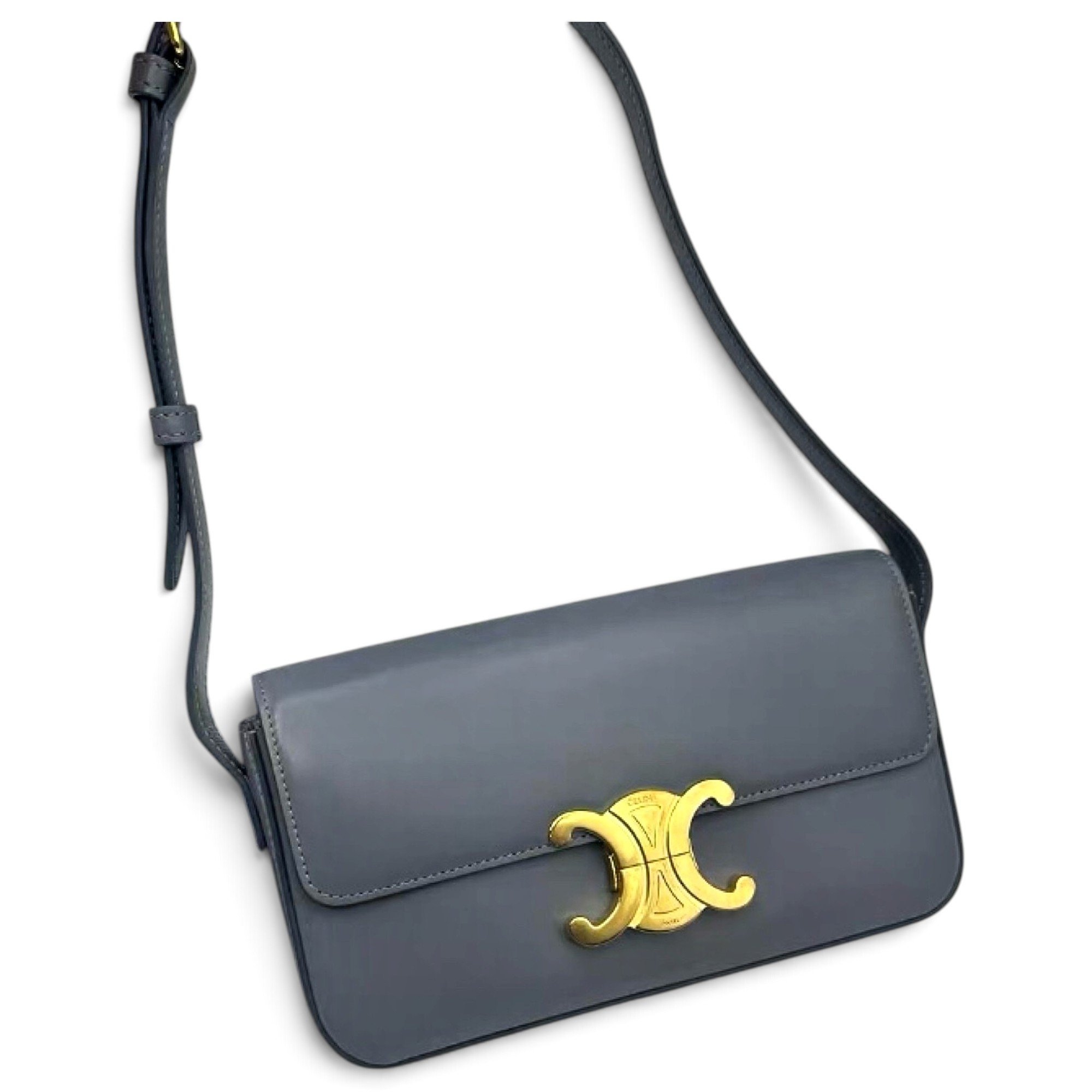 Triomphe leather handbag