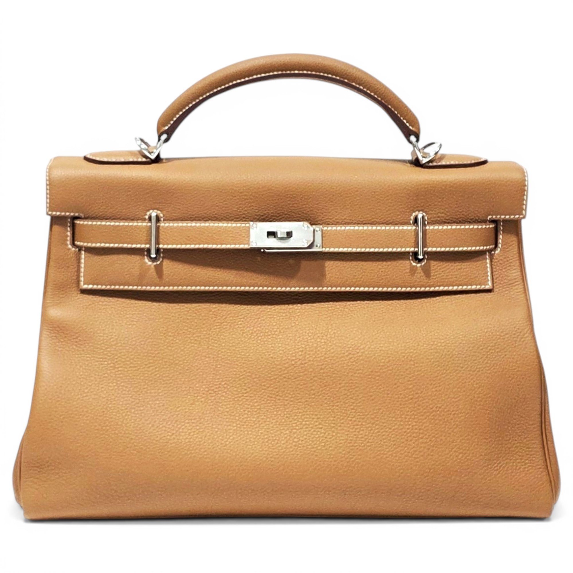 Kelly 42 leather handbag