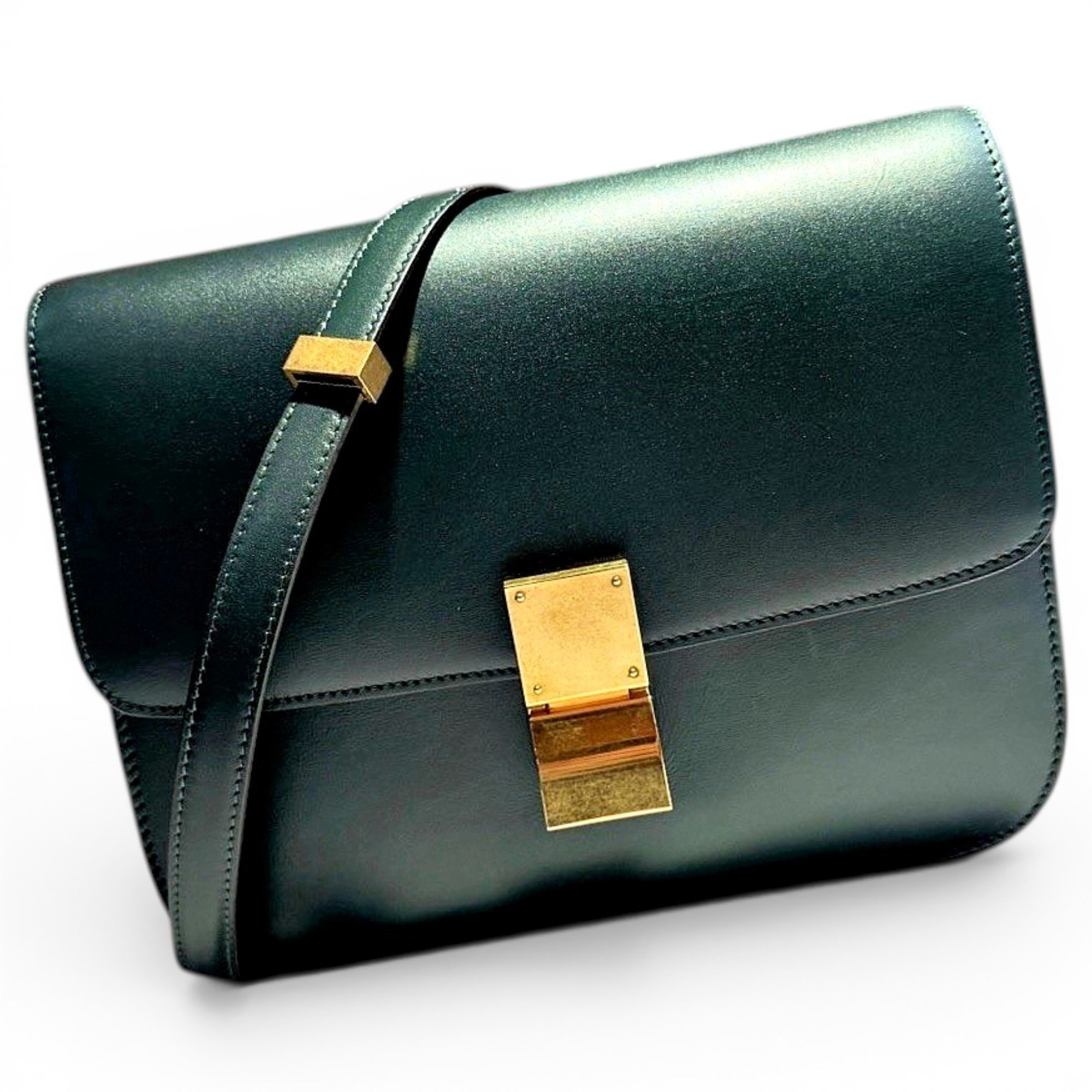 Classic leather handbag