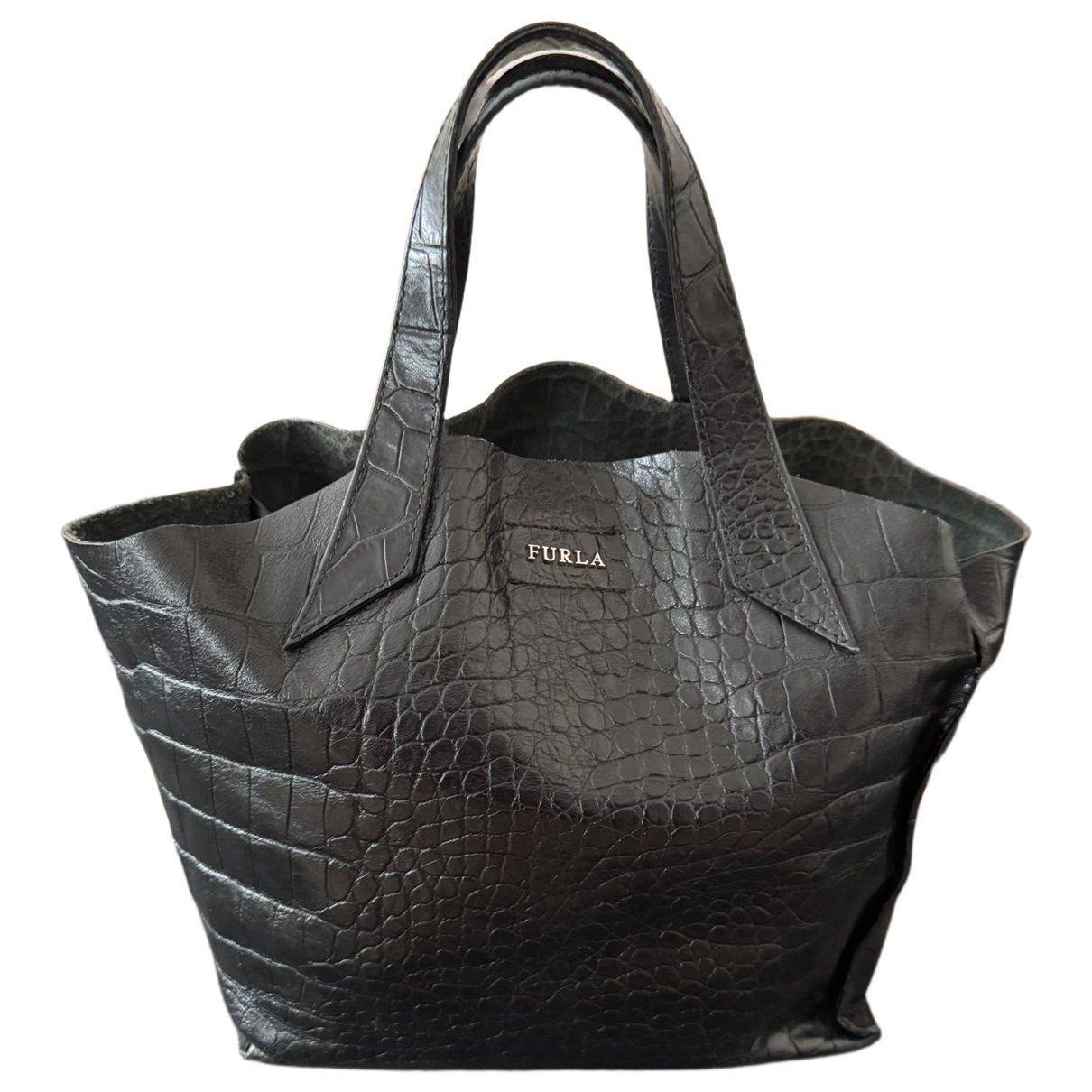 Leather tote