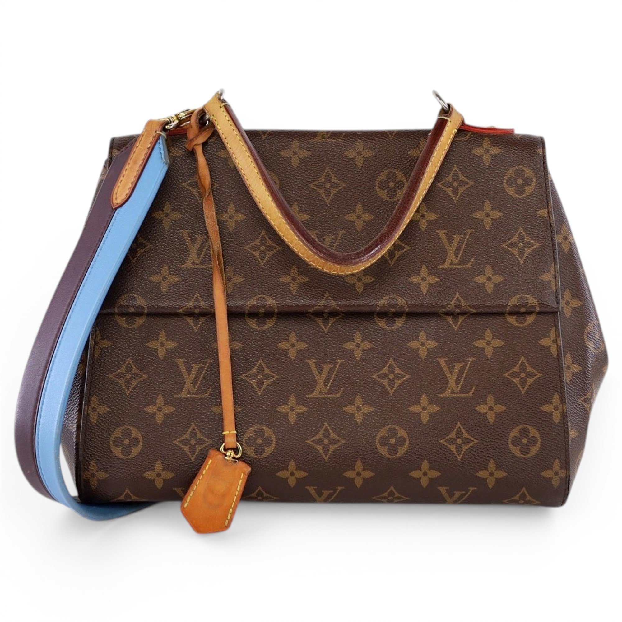 Cluny leather satchel