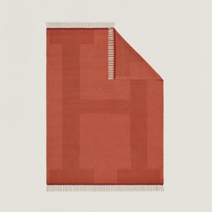 Brique H Tape Lino Blanket