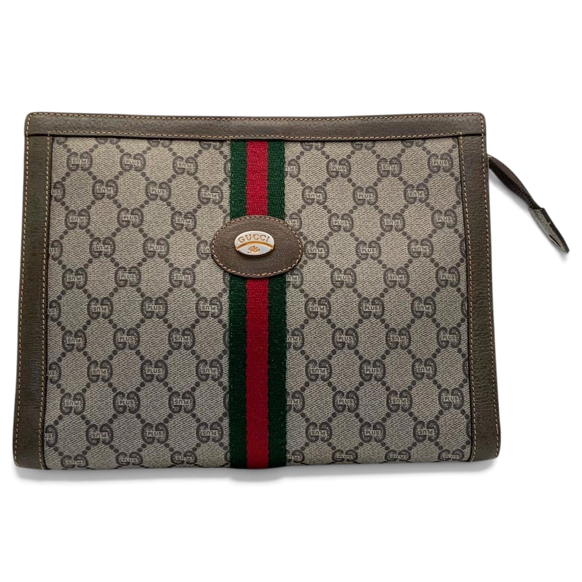 Ophidia cloth clutch bag