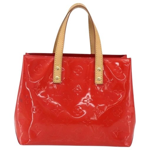 Reade patent leather handbag