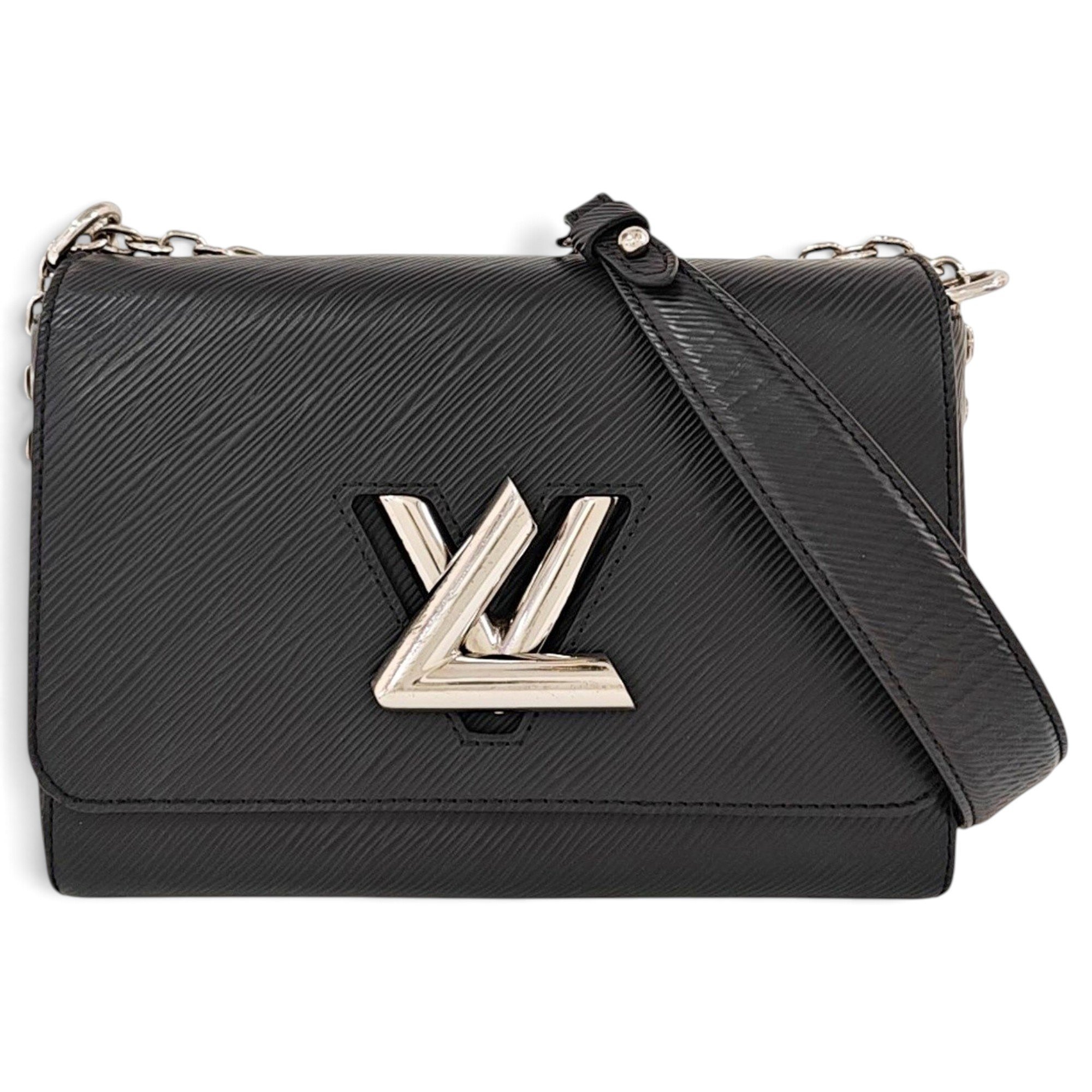 Twist leather handbag