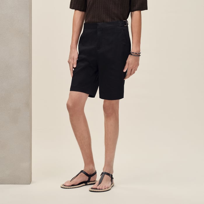 Noir Saint Germain Fitted Shorts