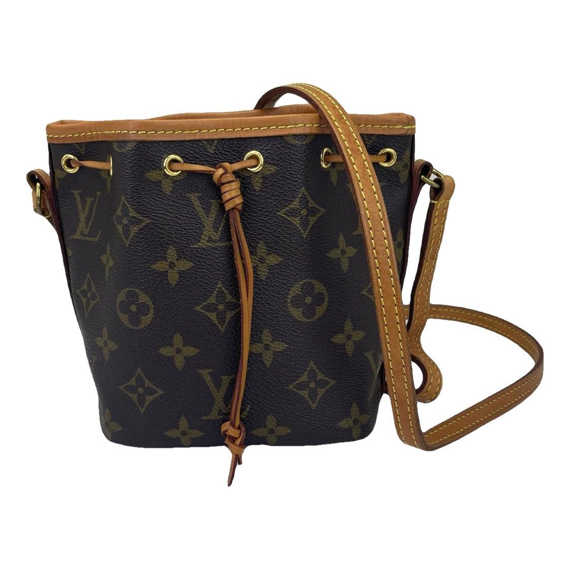 Nano Noé leather handbag