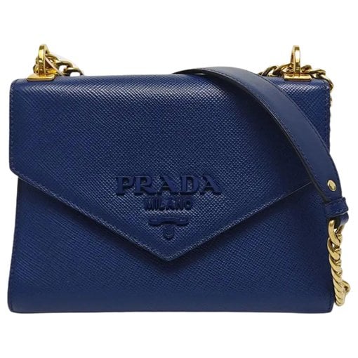 Monochrome leather handbag