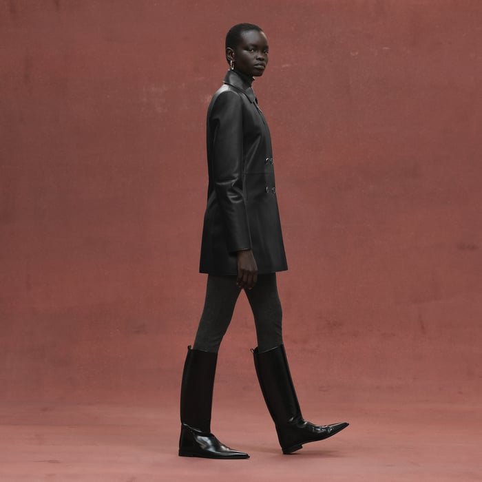 Noir Pea Coat
