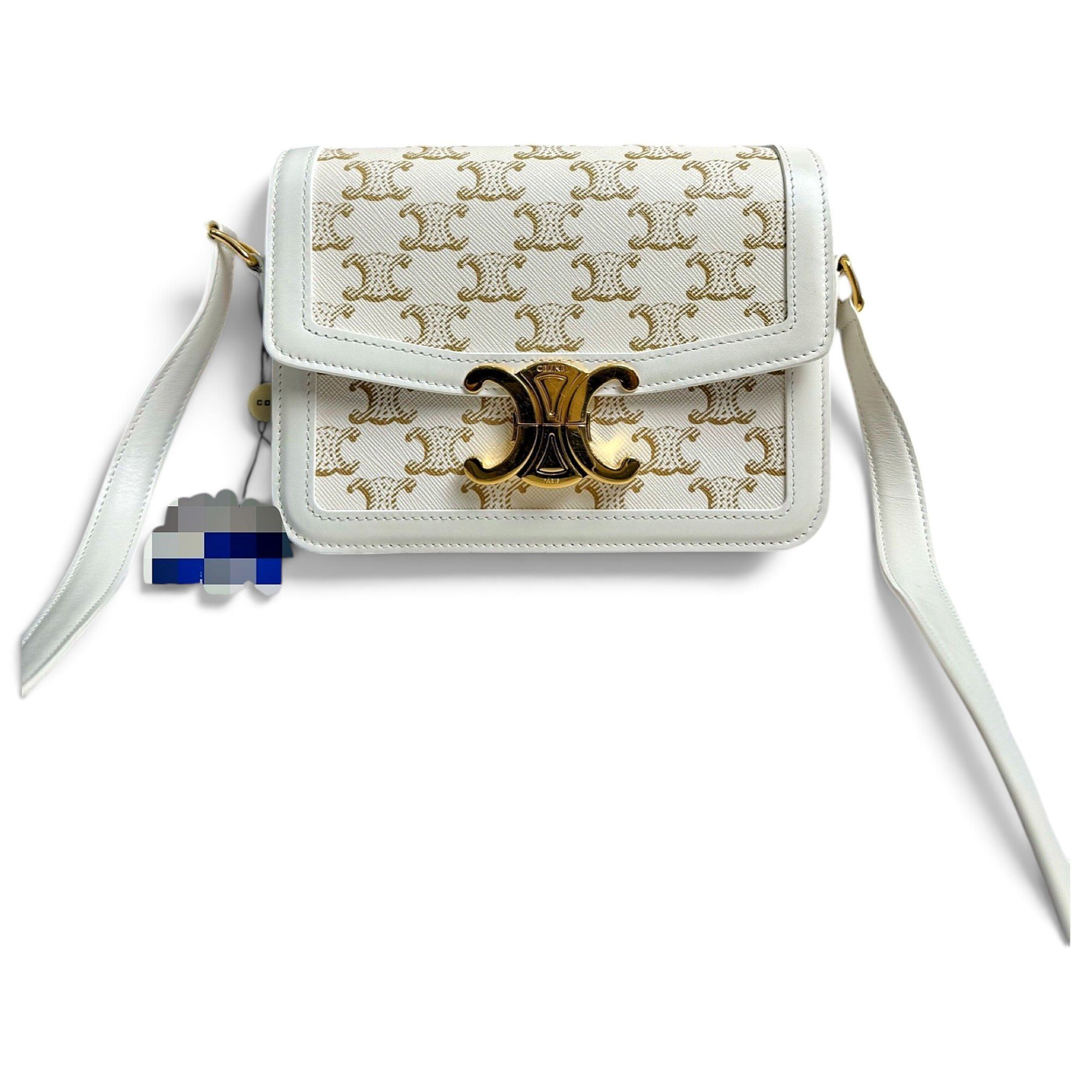 Triomphe leather crossbody bag