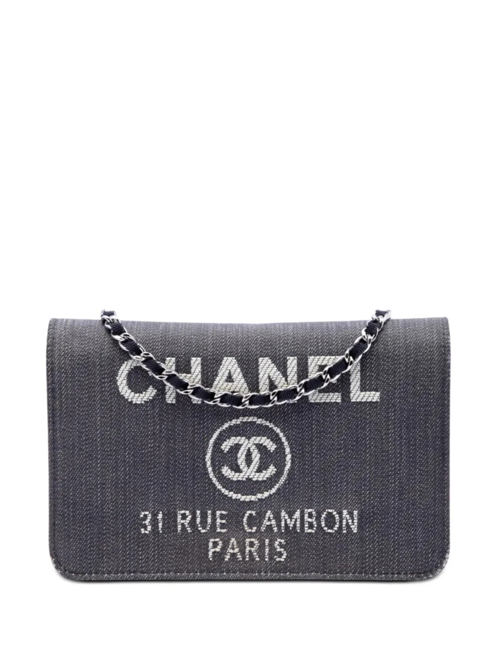 2016-2017 Denim Deauville Wallet On Chain crossbody bag