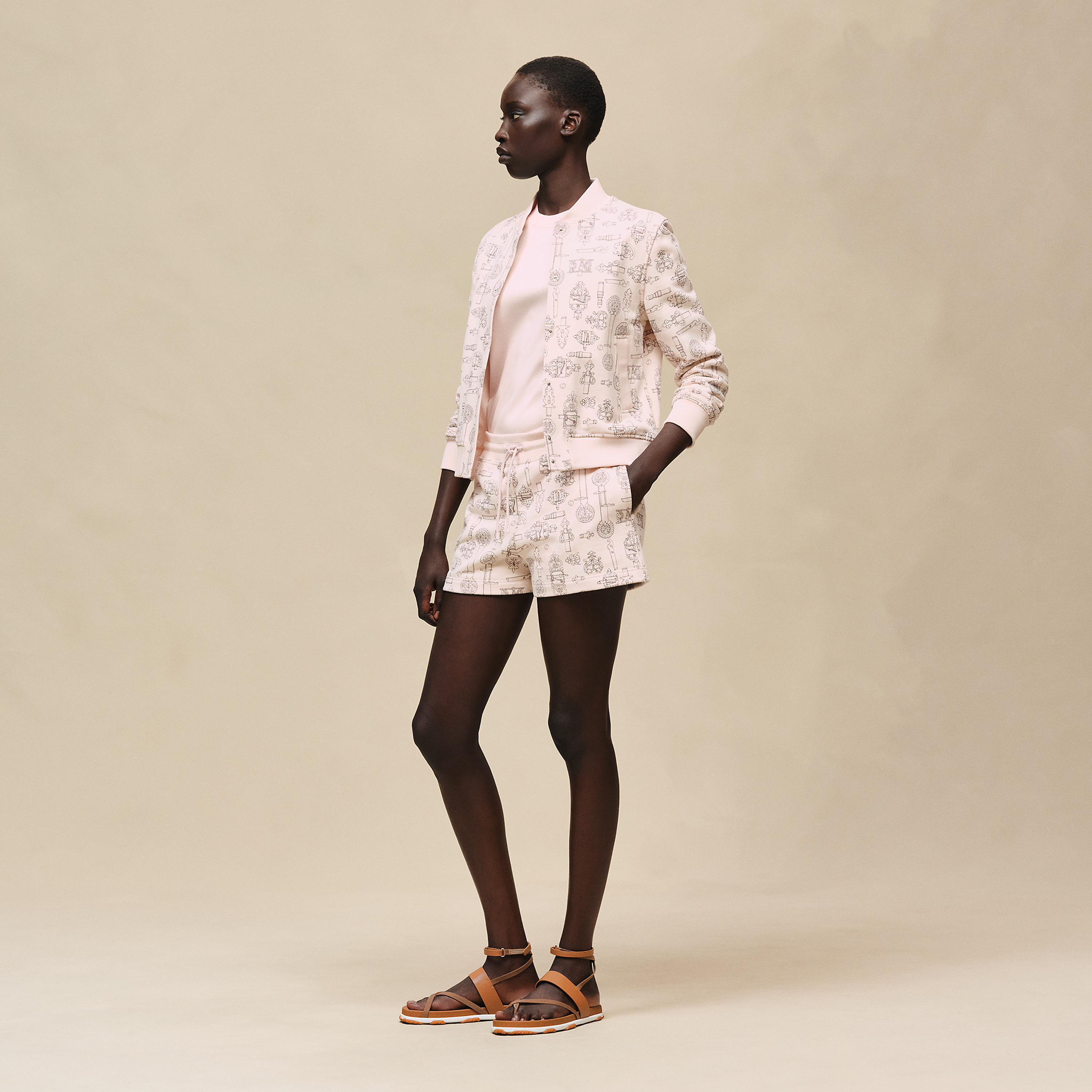 Mini-short imprimé « Ferronnerie Remix »