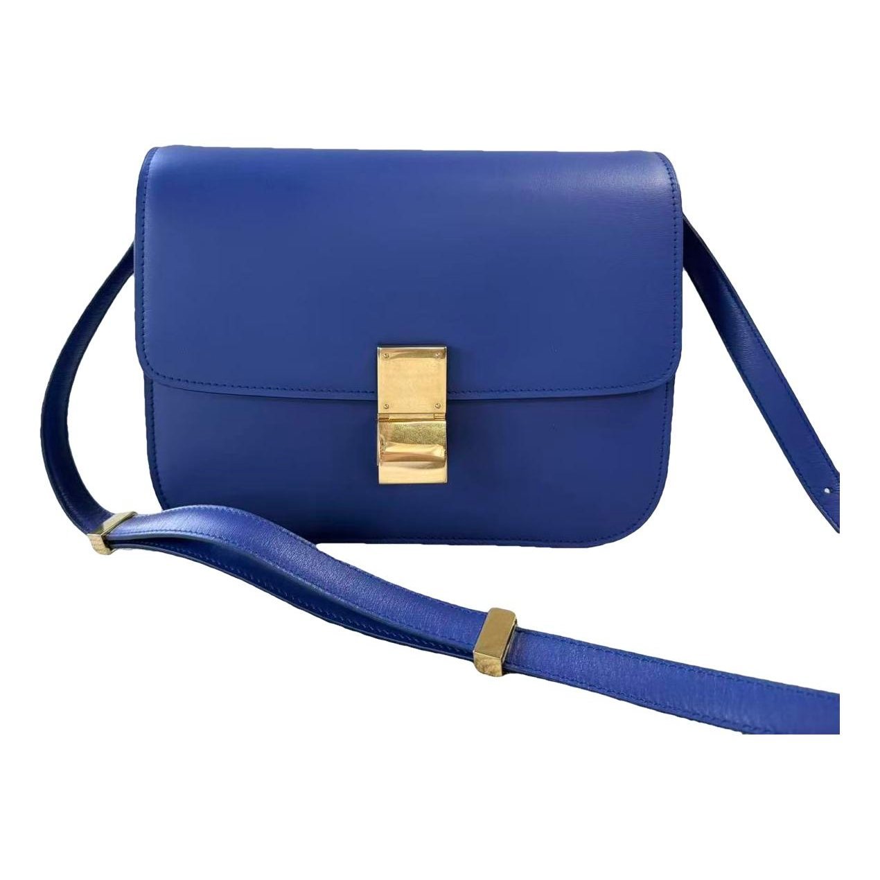 Classic leather crossbody bag