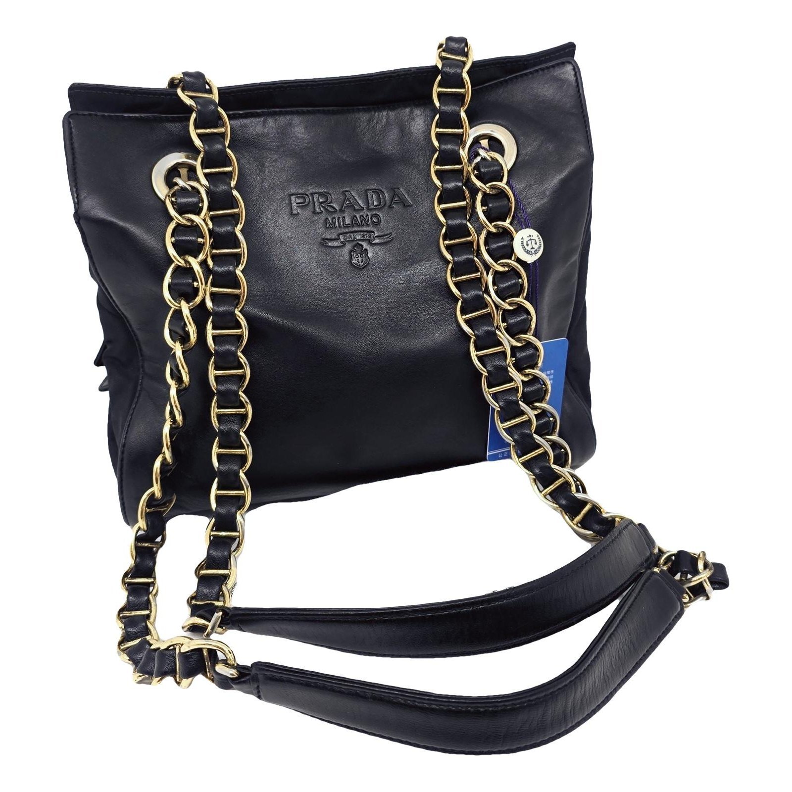 Leather handbag