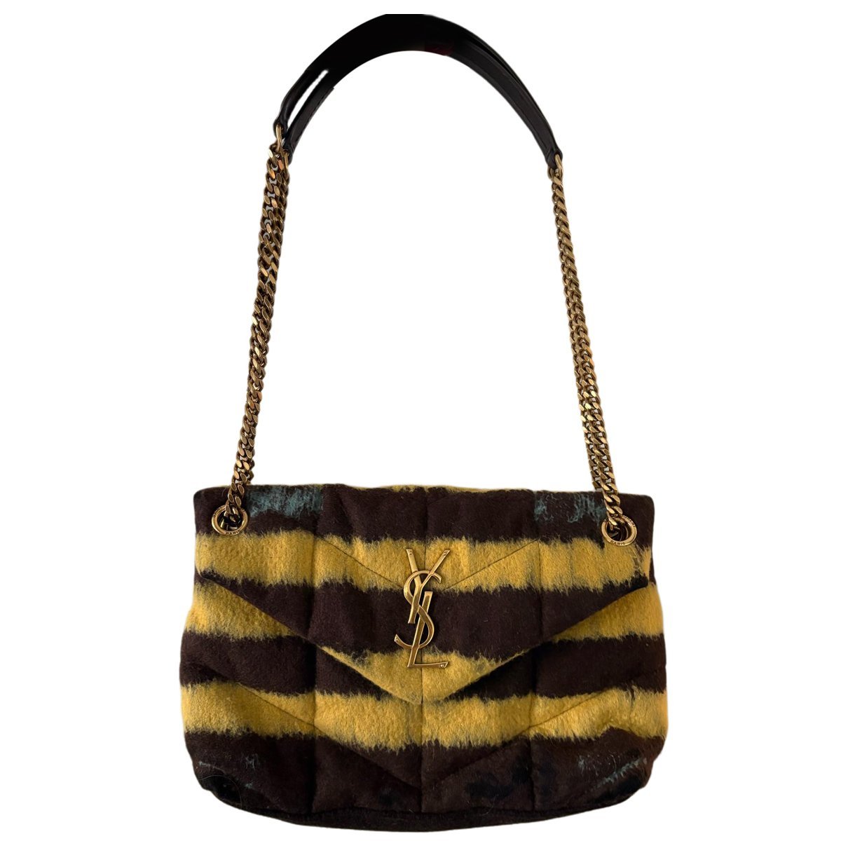 Loulou Puffer wool handbag
