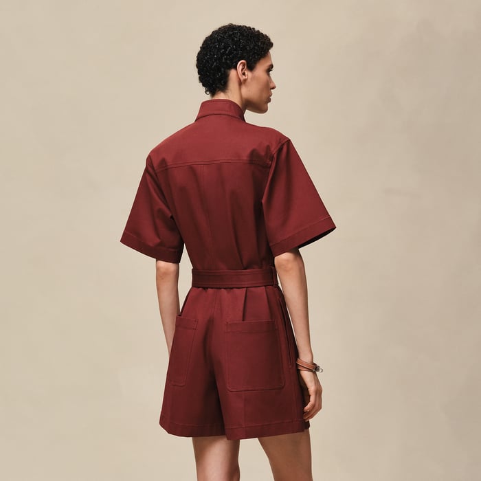 Rouge H Double Cotton Twill Jumpsuit